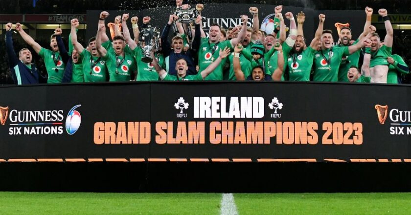 Ireland’s rugby team beat England 29-16 to clinch Six Nations Grand Slam