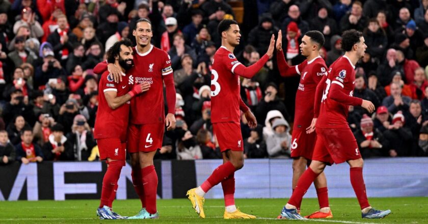 Mohamed Salah’s Brace Propels Liverpool to the Top of the Premier League
